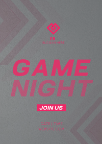 Game Night Poster Design