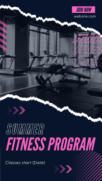 Ripped Off Summer Fitness Facebook story Image Preview