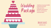Wedding Cake Facebook event cover Image Preview