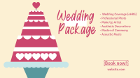 Wedding Cake Facebook Event Cover Image Preview