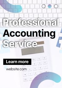 Professional Accounting Service Poster Design