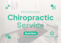 Professional Chiropractor Postcard Image Preview