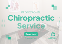 Professional Chiropractor Postcard Design