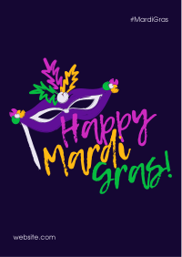 Colors of Mardi Gras Flyer Image Preview
