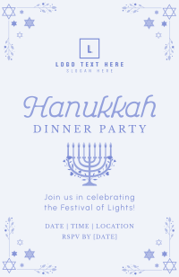 Hannukah Celebration Invitation Image Preview