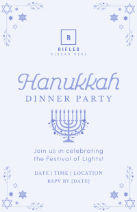 Hannukah Celebration Invitation Image Preview