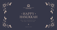 Hanukkah Festival Facebook Ad Design