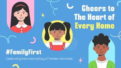 International Family Day Greeting Facebook event cover Image Preview