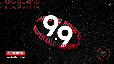 9.9 Super Sale Facebook event cover Image Preview