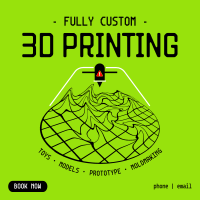 3D Printing Instagram Post Design