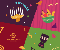 Colorful Kwanzaa Facebook post Image Preview