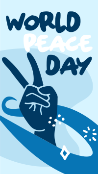 Peace Day Doodles Facebook story Image Preview