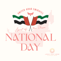 Simple UAE Day Instagram post Image Preview