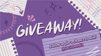 Generic Giveaway Scribbles Video Design