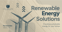 Renewable Energy Solutions Facebook Ad Design