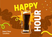 Festive Beer Promo Postcard Image Preview