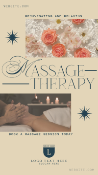 Sophisticated Massage Therapy YouTube short Image Preview