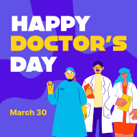 Happy Doctor's Day Instagram Post Design