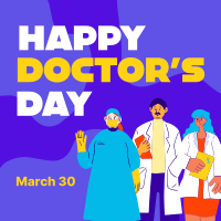 Happy Doctor's Day Instagram post Image Preview