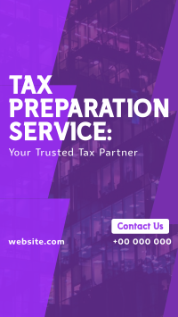 Your Trusted Tax Partner Instagram Story Design
