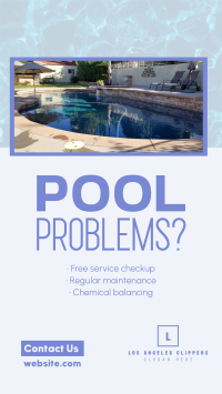 Pool Problems Maintenance Facebook story Image Preview