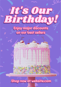 It's Our Birthday Doodles Flyer Image Preview