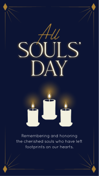 Remembering Beloved Souls Facebook Story Design