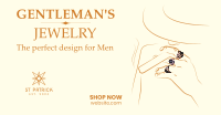 Gentleman's Jewelry Facebook Ad Design
