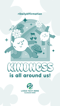 Cute Kindness Everywhere Facebook Story Preview