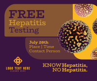 Geometrical Hepatitis Testing Facebook post Image Preview
