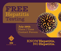 Geometrical Hepatitis Testing Facebook Post Image Preview