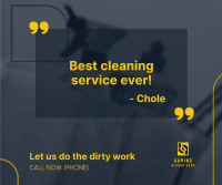 Cleaning Feedback Facebook post Image Preview