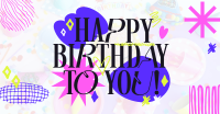 Quirky Birthday Celebration Facebook Ad Design