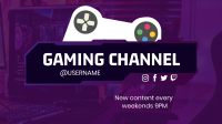 Console Games Streamer YouTube cover (channel art) Image Preview