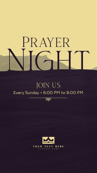 Prayer Night  Video Image Preview