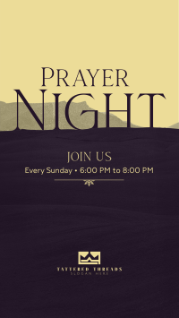 Prayer Night  TikTok Video Image Preview