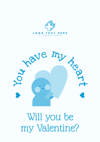 Valentine's Heart Poster Design