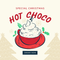 Christmas Hot Choco Instagram Post Design