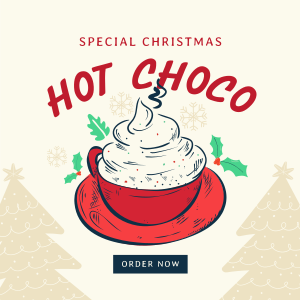 Christmas Hot Choco Instagram post Image Preview