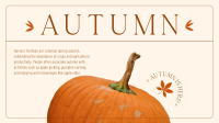 Autumn Pumpkin Facebook event cover Image Preview