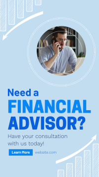 Professional Financial Advisor Instagram story Image Preview