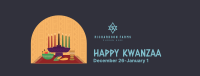 Kwanzaa Window Facebook Cover Image Preview