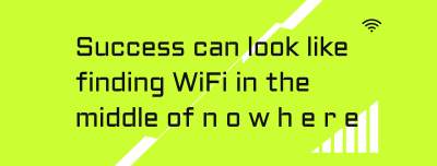 WIFI Motivational Quote Facebook cover Image Preview