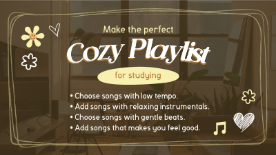 Cozy Comfy Music Facebook event cover Image Preview