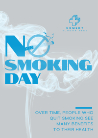 Sleek Non Smoking Day Flyer Image Preview