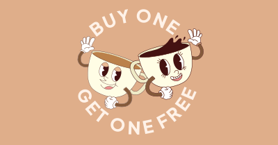 Coffee Buy One Get One  Facebook ad Image Preview