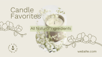 Scented Home Candle  Facebook event cover Image Preview