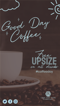 Good Day Coffee Promo Facebook Story Design