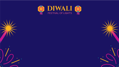 Diwali Festival Zoom Background Image Preview