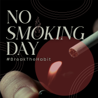 Modern No Smoking Day Instagram post Image Preview